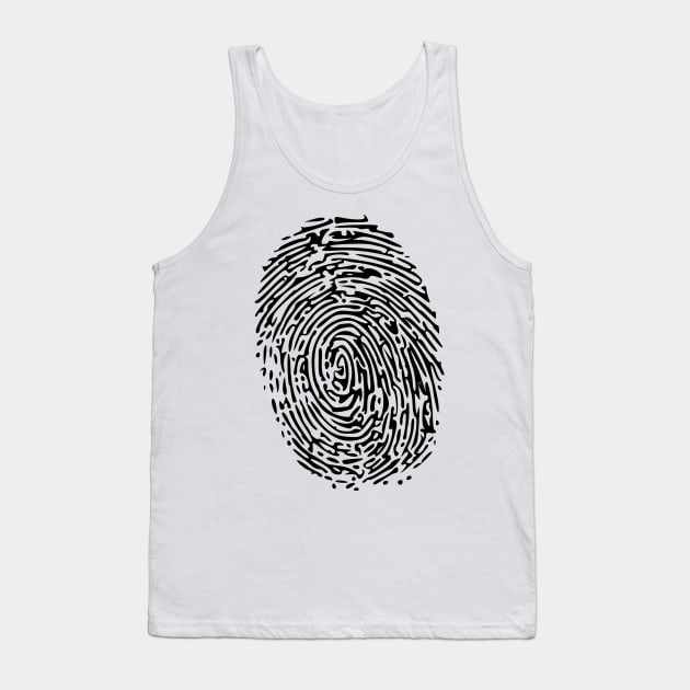 Fingerprint Tank Top by LibrosBOOKtique